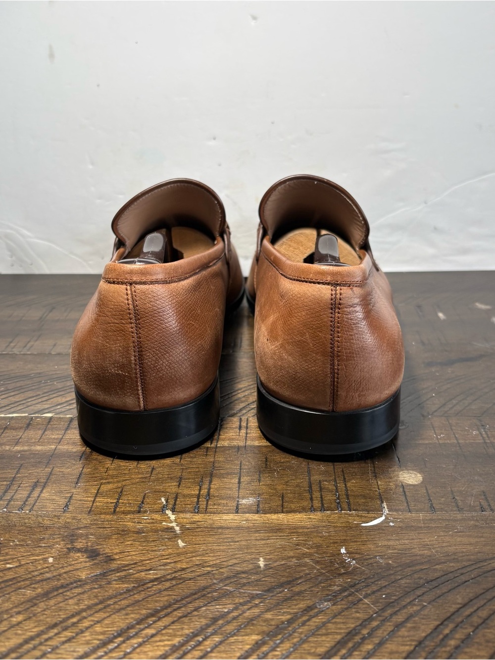 Salvatore Ferragamo Brown Leather Bit Loafers - Picture 2 of 8
